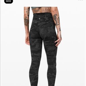 Lululemon Align 28’ black camo tights